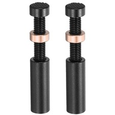 2Pcs Graphics Card Support,49-80mm Adjustable Height, Aluminum Alloy Black, Gold picture