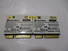 Lot of 2 Asus AzureWave AW-NE107H RTL8191SE 802.11 BT PCI Express Half Mini Card picture