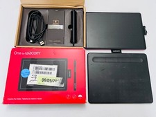 Lot of 2 Defective Wacom Creative Graphics Drawing Tablet Intuos + One picture