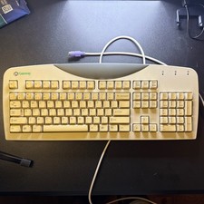 OEM Gateway SK-9921 PS/2 Wired White Mechanical QWERTY Keyboard 7003271 picture