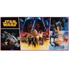 Star Wars Original Trilogy Collage Desk Mat XL Gaming Mouse/Keyboard Pad 31