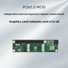 Shinreal 2 Port MCIO 8I to PCIe x16 Slot Adapter picture