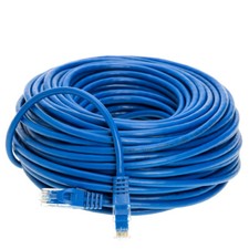 CAT6 Ethernet Patch Cord RJ-45 LAN Network Cable Blue 25FT- 200FT Multi-Pack LOT picture