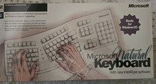 Vintage Microsoft Natural Keyboard for Windows95 & DOS / Factory Sealed Box picture