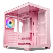 AL900 PC Case with 270° Full View Tempered Glass, Pre-Installed & Fan picture