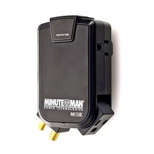 Minute Man 3 Outlets Surge Protector MMS130RC Minuteman For Wall Mounted TV's picture