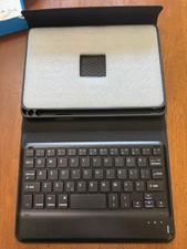 Wireless Black Keyboard with Leather Case picture
