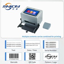 12.7mm Desktop TIJ Inkjet Coder for Bottle Cap Jar Can Date Batch QR Code picture