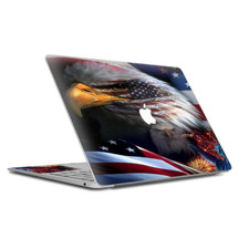 Skin Decal Wrap for MacBook Air Retina 13 Inch - USA Bald Eagle in Flag picture