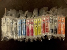 New Genuine Epson 324-Black & Color 8PK Ink Cartridges x2 (total 16) 2 Full sets picture