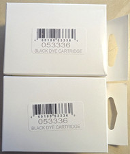 ✨2x PRIMERA 053336 BLACK DYE 18C0710 INK CARTRIDGE 24ML Bravo Pro / XRP Printer picture
