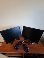 Dell 1707FPT LCD Monitor bundle of two. Comes with 2 power cables anf DVI cables picture