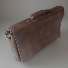RAINSMORE 16”x11” Laptop/Commuter/Travel/Carryon Bag Brown picture