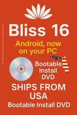 ANDROID 13 for PC - Bliss OS 16 LATEST VER Bootable Installation DVD - US SELLER picture