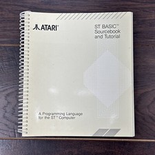 Atari ST BASIC Sourcebook and Tutorial Book A Programming Language 1985 picture
