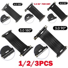 1/2/3Pcs For PCI-E 3.0/4.0 16x Riser Cable Graphics Card Extension Cables NEW picture