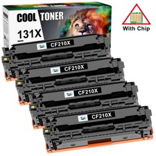 4 PCS Black Toner Compatible with HP CF210A 131A Laserjet Pro 200 M276nw M251nw picture
