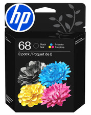 HP 68 Black/Tri-Color Ink Cartridges 2-Pack | 6L6S2TN picture