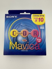 SONY 156MB CD-R CD RECORDABLE  10 PACK MAVICA CAMERAS - 5MCR-156A picture