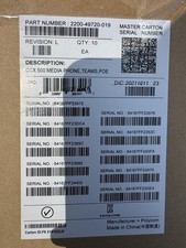 NEW case of 10 Polycom CCX 500 Business Media phone Open SIP  2200-49720-001 picture
