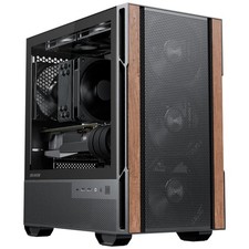 Genuine Walnut Wood Micro ATX Case, MATX PC Case with 4 × 120mm 3 Pin Non-P picture