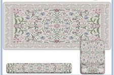 Purple Desk Mat Set Cute, Non-Slip Mouse and Keyboard Pad Mat for Desk Ergonomic picture