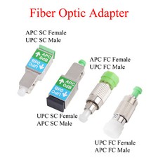 1/2/5PCS Fiber Adapter APC/UPC SC FC Male to Female 0dB Single-mode1200nm-1600nm picture