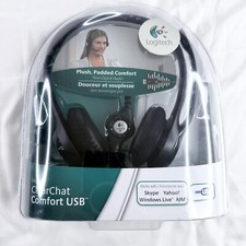 Logitech Clearchat Comfort USB Headset Plush Padded w Noise Canceling Microphone picture
