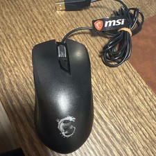 MSI CLUTCH GM10 Gaming Mouse Model CLUTCH GM10 Wired Black Used picture