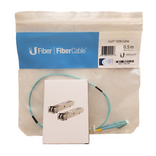 UBIQUITI UFiber SFP Multimode Fiber Module 1Gbps 300m 2-Pack + Fiber Optic Cable picture