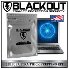 FARADAY CAGE EMP ESD BAGS 5 PC VARIETY SIZE PREPPER KIT BY BLACKOUT  picture