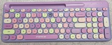 FOPETT Wireless Keyboard Model 888 Multicolour missing 1 button picture