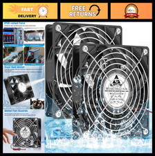 120mm Waterproof Cooling Fan 12V DC High Speed Dual Ball Bearing 2-Pin IP68 picture