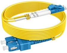 OS2 SC to LC Fiber Patch Cable 3m Single Mode Duplex 9/125µm Vandesail New picture