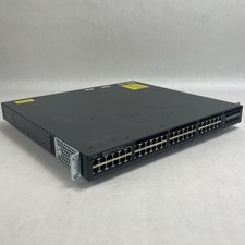 Cisco WS-C3650-48PS-S V05  Tested & Reset 1X PSU picture