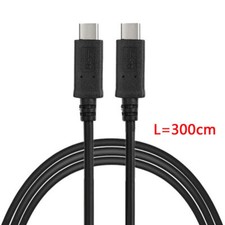 3m 10Gbps Reversible USB 3.1 Type-C Male to USB-C Male Data Cable for Laptop picture