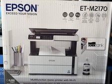 Epson EcoTank ET-M2170 Wireless All-In-One Ink Tank Printer Black & White picture