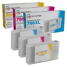 LD 3Pk Reman Ink for Epson 786XL T786XL WorkForce Pro WF-4630 WF-4640 WF-5110 picture
