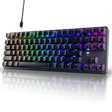 TECWARE Phantom+ 87 Key RGB Mechanical Gaming Keyboard, Black | TKL Thocky Cr... picture
