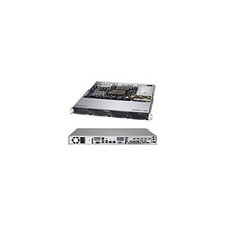 Supermicro CSE813MFTQC350CB 1U Rackmount Chassis 4-Bay Black picture