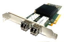 EMULEX LPE16002 16Gb Fiber Channel Dual Port HBA w/ 2x 16G SFPs LENOVO 00JY849 picture