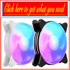 Smooth Airflow Low Noise High Airflow Super Quiet Colorful Light CPU Chassis Fan picture