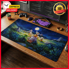 Cubone Moonlit Desk Mat, Pkm Night Sky Mouse Pad, Large Gaming Chair Mat ANP289 picture