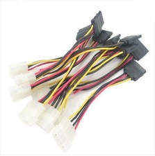 LOT10/10PCS NEW IDE To Serial ATA SATA HDD Power Adapter Cable PC Fast Shipping picture