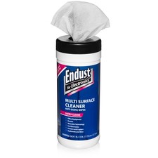 Antistatic Premoistened Wipes for Electronics, Cloth, 6 x 6, Unscented, 70/Tub picture