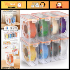 Airtight 3D Printer Filament Storage Box - 8 Pack, Precision-Fit, Moisture Contr picture