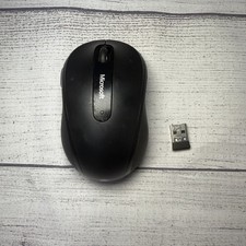 Microsoft Wireless Mobile Mouse 4000 Model 1383 Black BlueTrack USB Transceiver picture