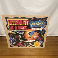  Internet In A Box For Kids Sealed CompuServe SPRY 1995 Vintage Software NOS picture