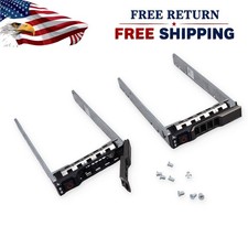 2 Pack 2.5in Hot Swap Drive Caddy For Dell PowerEdge R730 R630 R430 G176J Set picture