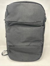 Incase City Laptop Backpack Gray Full Size Shoulder Zip Bag Soft Pockets picture